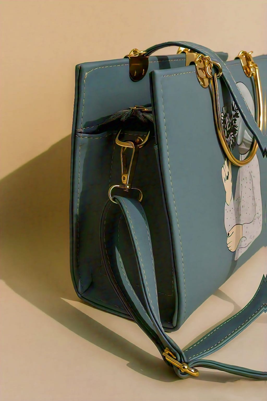 Premium Hijabi Girl Grey Bag