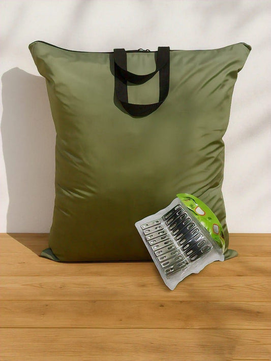 In this deal, you get 2 bags and 10 steel clips