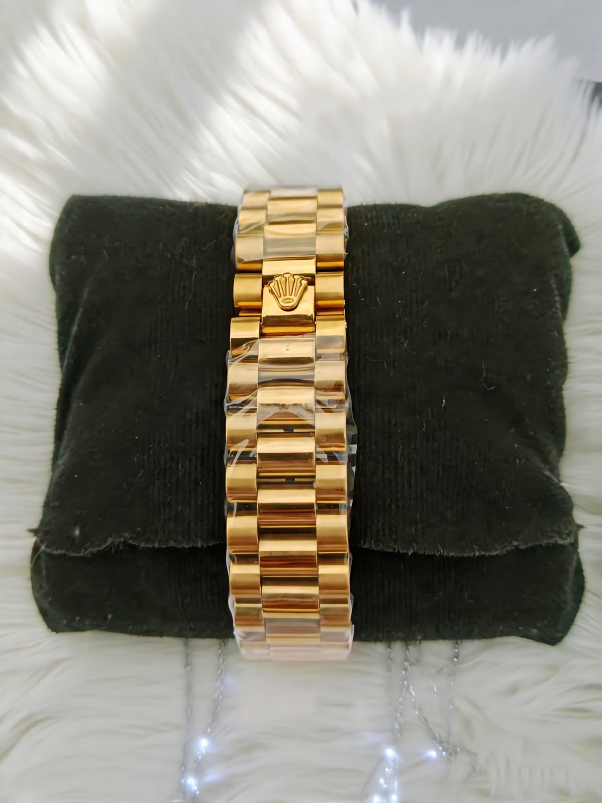 RLX-Stainless Steel-Golden Dial