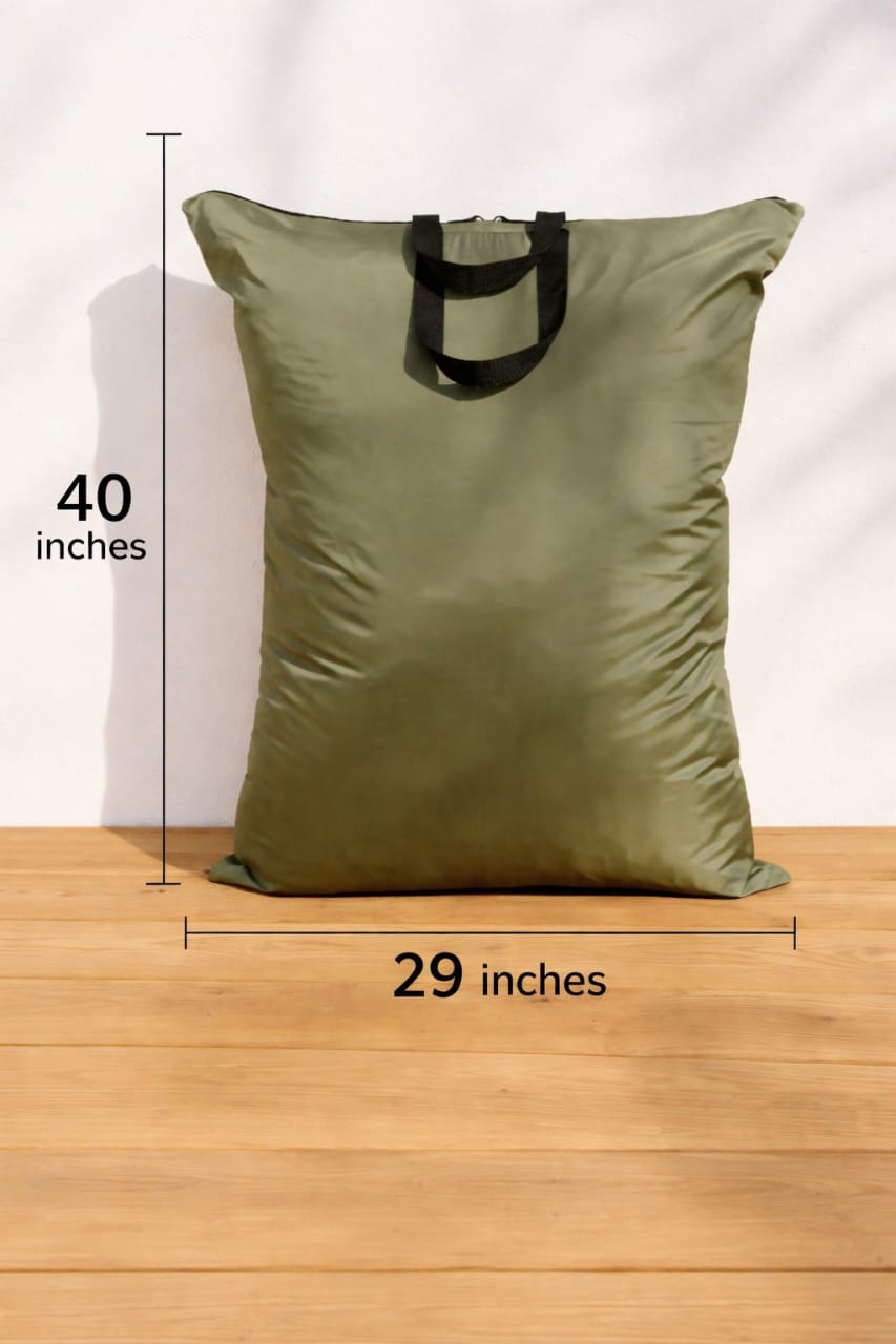 Pack of 4 Storage Bags-size 40 inches height and 29 inches width