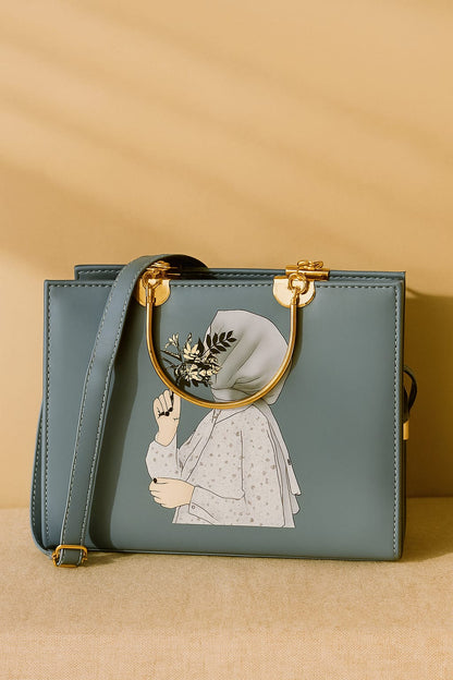 Premium Hijabi Girl  Grey Bag