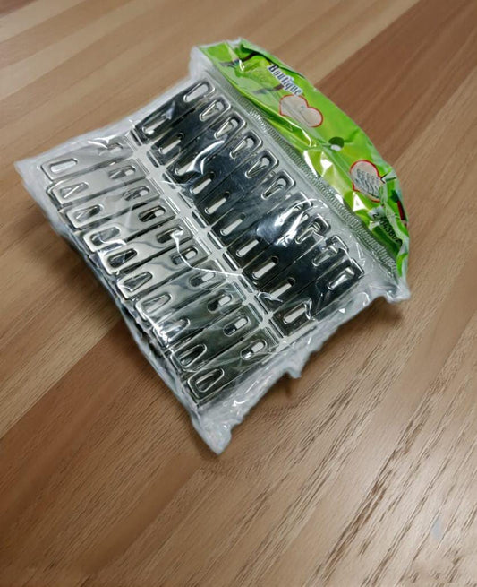 Steel Cloth Clips 20 pieces